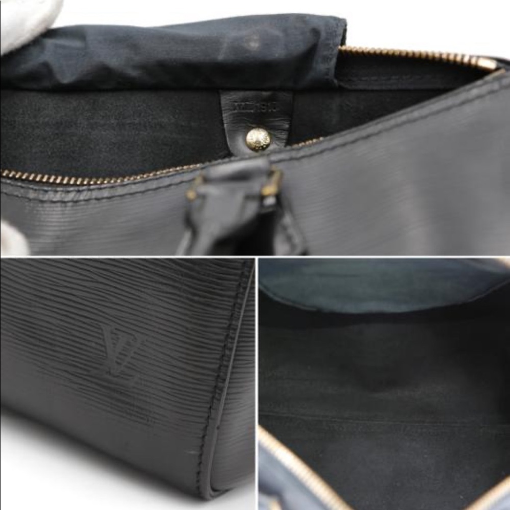 Louis Vuitton black Epi leather satchel authentic - Picture 2 of 12